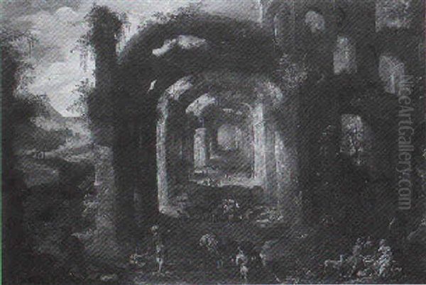 Romische Ruinenlandschaft - view 1
