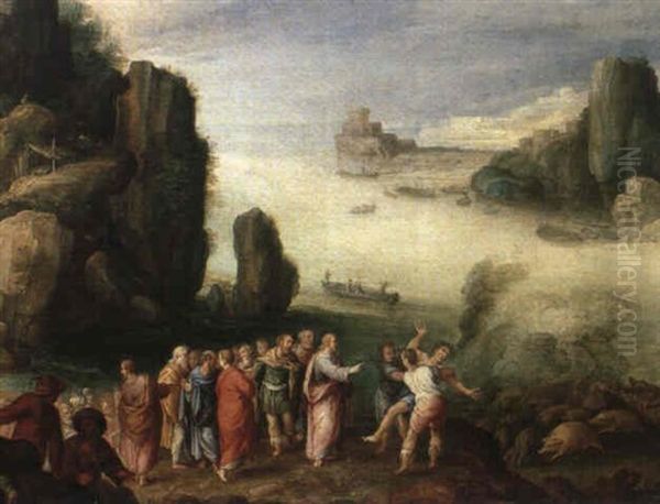 Christ Healing The Possessed Of Gerasa - view 1
