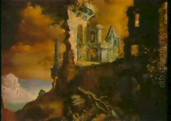 Extensive Landscape With Ruins - view 1
