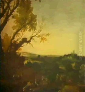 Sudliche Landschaft Mit Hirten by Paul Bril
