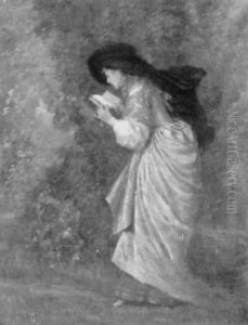 La Lecture Au Jardin by Louis Georges Brillouin