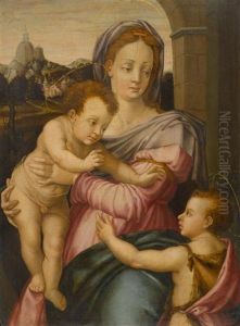 Madonna Mit Kind by Francesco del Brina