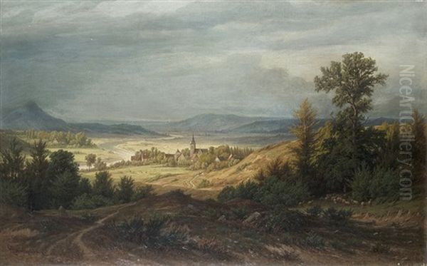 The Lenne Valley At Elsey (hagen) - view 1