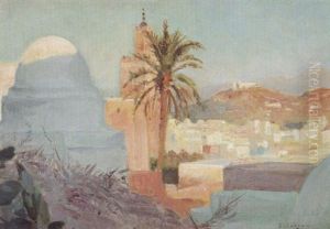 Vue De L'hopital Sadiki, Tunis