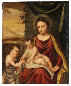 Maria Mit Christus- Und Johannesknaben Maria Mit Christus- Und Johannesknaben