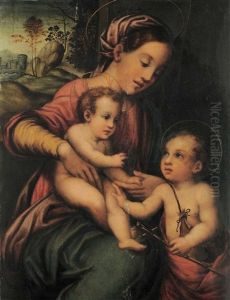 Madonna Con Bambino E San Giovannino
