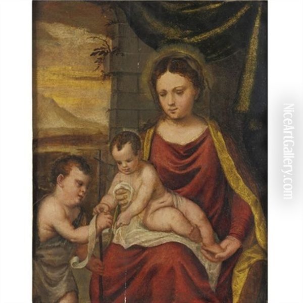Madonna And Child With Young St. John The Baptist - view 1