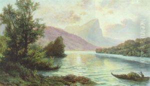 Die Drachenwand Am Mondsee by Carlo Brioschi