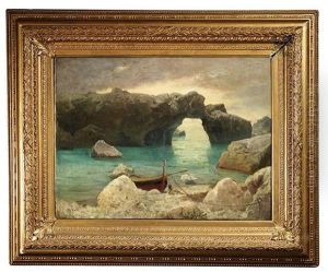 Sudliche Kustenlandschaft Mit Einer Grotte