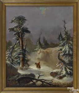 Winter Landscape by Franklin Dullin Briscoe