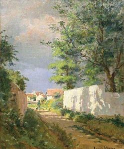 Promeneur Sur Un Chemin by Ludovic Alleaume