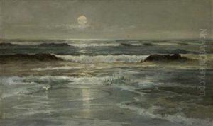 Early Moon Rise Great-egg Harbor Shoals