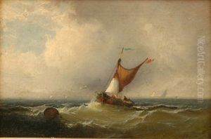 Stormy Coastline by Franklin Dullin Briscoe