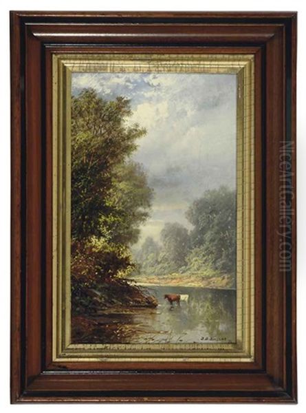 Canoeing On The River By Moonlight (+ Another; 2 Works) - view 1