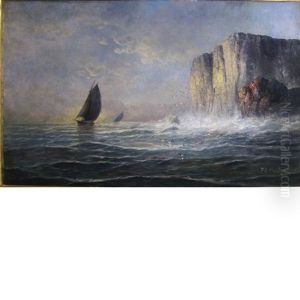 Red Rocks On The Pacific Ocean