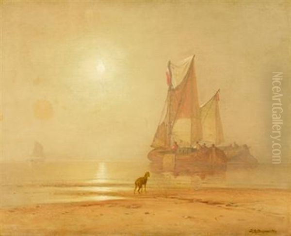 Coastal Scene At Dawn - view 1