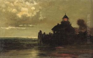 Lighthouse Along The Coast