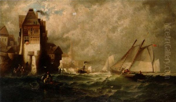A Fishing Cutter And Other Shipping Off A Dutch Harbor - view 1