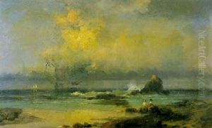 Figures On The Coast by Franklin Dullin Briscoe