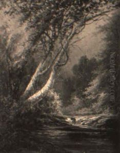 Falling Leaves, Pike County, Pennsylvania by Franklin Dullin Briscoe