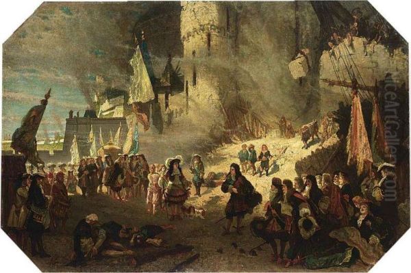 Vauban En Van Coehoorn Voor De Vesting Namen, 1692 - view 1