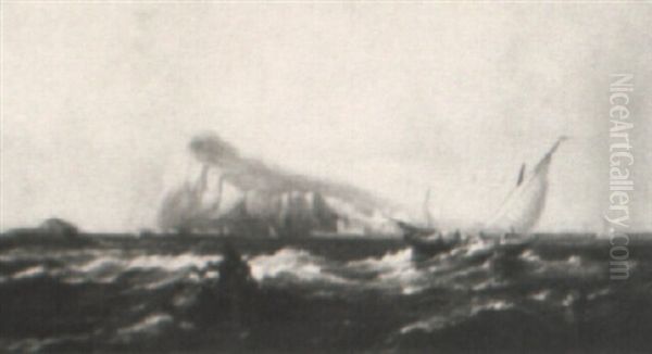 Sailing Off The Coast Of Gibraltar - view 1