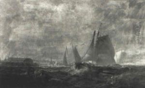 Sailing In Turbulent Waters by Franklin Dullin Briscoe
