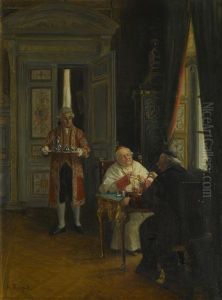 The Chess Game by Henri Brispot