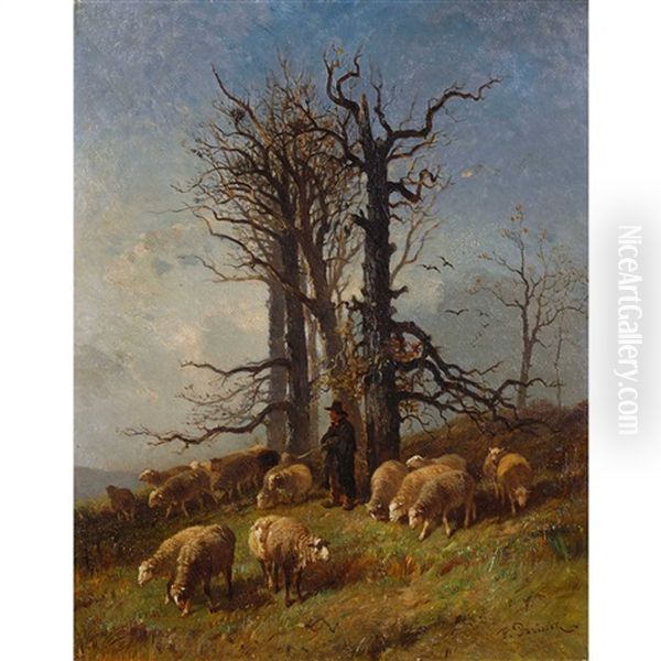 Moutons Au Paturage - view 1