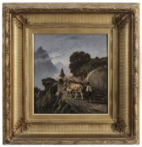 Herders On A Mountain Pass