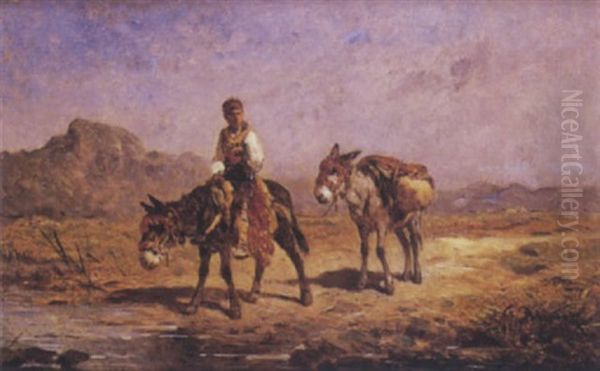 L'anier Traversant Une Riviere - view 1