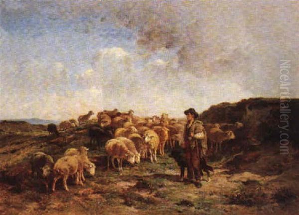 Le Berger Et Son Troupeau - view 1