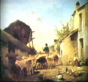 Moutons Dans La Ferme Moutons Dans La Ferme