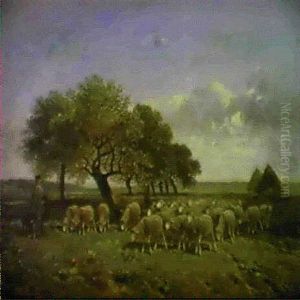Le Berger Et Son Troupeau