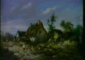 Les Abords Des Chaumieres by Felix Saturnin Brissot de Warville