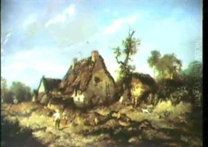 Paysage Des Environs De Barbizon by Felix Saturnin Brissot de Warville