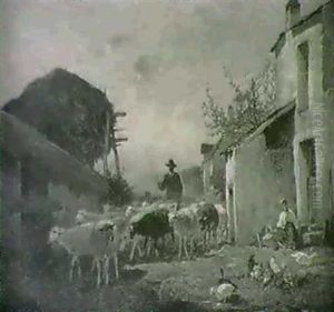 Le Retour A La Bergerie by Felix Saturnin Brissot de Warville