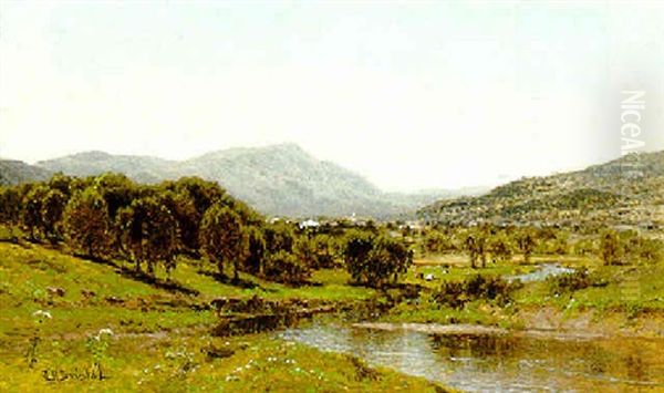 Monument Mountain From The Bekrshire Meadows - view 1