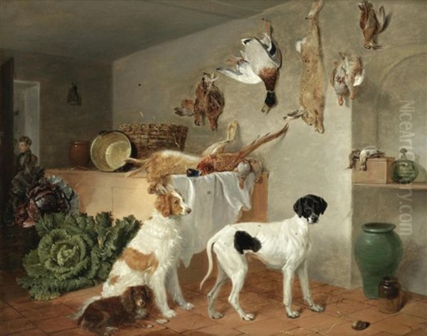 Dogs In The Game Larder - view 1