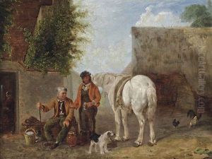 A Midday Rest by Edmund Bristow