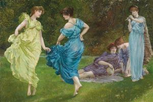 Tanzende Frauen by William Edward Frank Britten