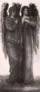Two Angels by William Edward Frank Britten