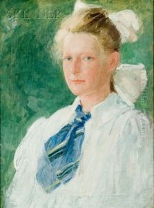 Portrait Of Annie Saxild by James Britton
