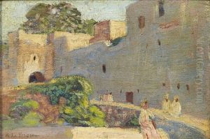 Rue Animee A La Sortie De La Casba