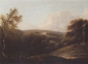 View Of Stackallen House, County Meath, From The Park by Henry Brocas Jr.