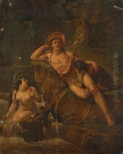 La Mort De Narcisse by Charles Brocas