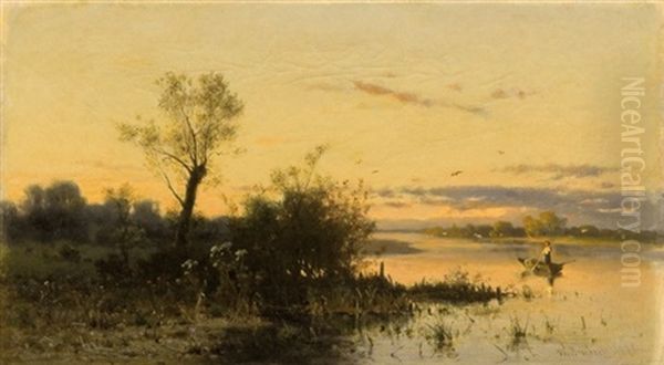 Landscape With A Boat - view 1