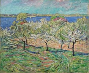Bluhende Baume (baumblute In Werder) by Theo Von Brockhusen