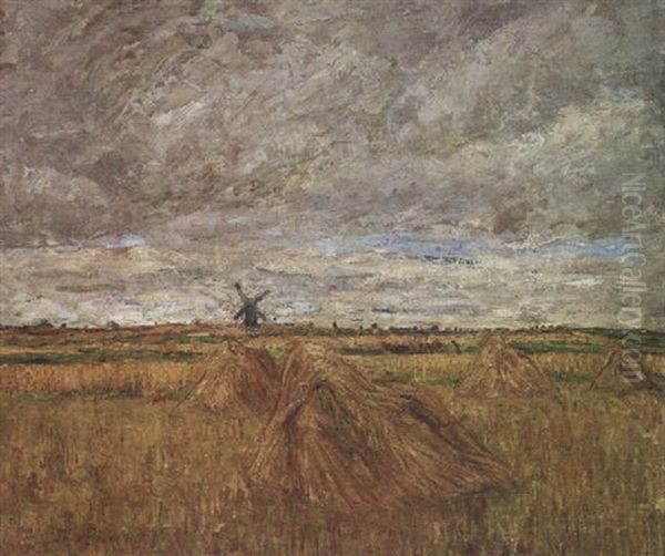 Landschaft Mit Windmuhle - view 1