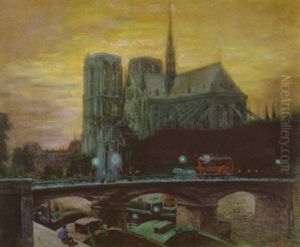 Notre Dame Bei Nacht